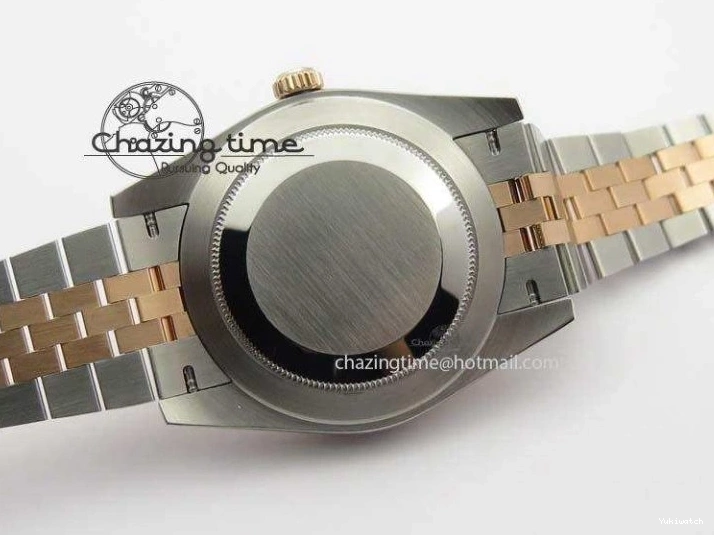 Noob Dial RG Brown Diam 41mm On Jubilee Wrapped Best Bezel Fluted DateJust 126303 Edition 1:1 A3235 Bracelet 1221